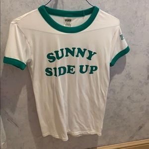 🌍sunny side up PINK shirt